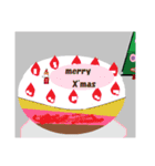 変なサンタさん（個別スタンプ：8）