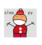 変なサンタさん（個別スタンプ：12）