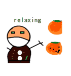 変なサンタさん（個別スタンプ：16）