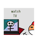 変なサンタさん（個別スタンプ：17）
