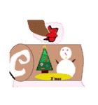 変なサンタさん（個別スタンプ：24）