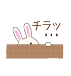 白うさちゃん／敬語スタンプ（個別スタンプ：40）