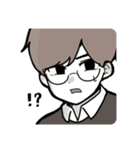 つり眉猫目さん！（個別スタンプ：2）