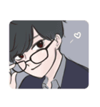 つり眉猫目さん！（個別スタンプ：8）