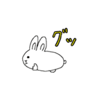 まるまるうさぎさん（個別スタンプ：10）