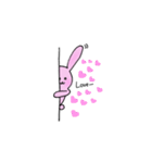 スキスキが溢れるウサちゃん（個別スタンプ：8）
