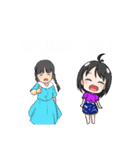 女の子あいさつ1（個別スタンプ：25）