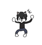 猫耳の生えたやつ。（個別スタンプ：11）