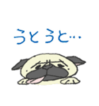 パグ犬プルーちゃん（個別スタンプ：23）