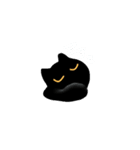 くろねこちゃん ～にゃほにゃほ暮らし1～（個別スタンプ：1）
