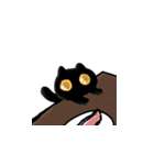くろねこちゃん ～にゃほにゃほ暮らし1～（個別スタンプ：10）