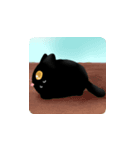 くろねこちゃん ～にゃほにゃほ暮らし1～（個別スタンプ：11）