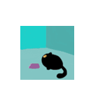 くろねこちゃん ～にゃほにゃほ暮らし1～（個別スタンプ：14）