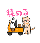 バイクが好きな猫のスタンプ（個別スタンプ：38）