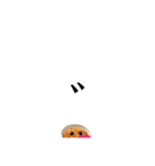 白カツくんとひらがなVol.3（個別スタンプ：7）