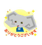 働くジョブゾウ スタンプ（個別スタンプ：7）