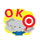 働くジョブゾウ スタンプ（個別スタンプ：27）