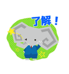 働くジョブゾウ スタンプ（個別スタンプ：30）