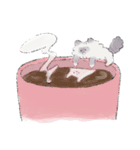 長毛猫のぽんスタンプ（個別スタンプ：32）