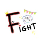 でか文字ときどきニャンコ（個別スタンプ：21）