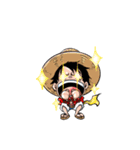 ONE PIECE ルフィ＆チョッパー（個別スタンプ：5）