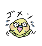 セキセイインコのフクチョウ（個別スタンプ：4）