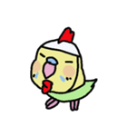 セキセイインコのフクチョウ（個別スタンプ：40）