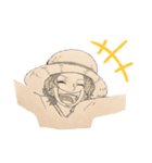 ONE PIECE 赤太郎とバギ次郎（個別スタンプ：1）