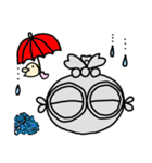 遮光器土偶さん達（個別スタンプ：34）