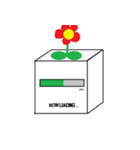 しかくいスタンプ（個別スタンプ：4）