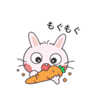 ほやほや マシュマロうさぎ MARU！ (日本語)（個別スタンプ：2）