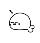 何かがおかしいあざらし（個別スタンプ：1）
