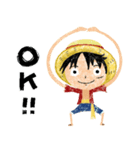 ONE PIECE ×トマト【毎日便利】（個別スタンプ：1）