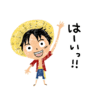 ONE PIECE ×トマト【毎日便利】（個別スタンプ：2）