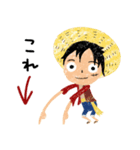 ONE PIECE ×トマト【毎日便利】（個別スタンプ：9）