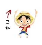 ONE PIECE ×トマト【毎日便利】（個別スタンプ：10）