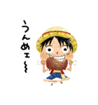 ONE PIECE ×トマト【毎日便利】（個別スタンプ：15）