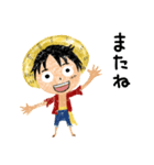 ONE PIECE ×トマト【毎日便利】（個別スタンプ：24）