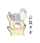 ほっこりこどもと動物たち 敬語（個別スタンプ：33）