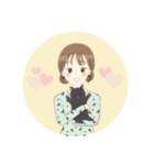 ほのぼのスタンプ♪^._.^(文字なし)（個別スタンプ：1）