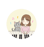 ほのぼのスタンプ♪^._.^(文字なし)（個別スタンプ：14）