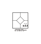 お手軽スコアスタンプ-野球/ソフト編④（個別スタンプ：18）