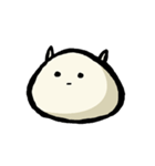 肉まんのようなねこ（個別スタンプ：1）
