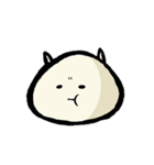 肉まんのようなねこ（個別スタンプ：4）