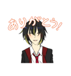 【オカルト研究部】凛堂くん 他部員（個別スタンプ：3）