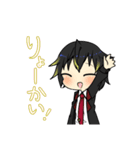 【オカルト研究部】凛堂くん 他部員（個別スタンプ：6）