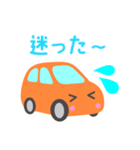 可愛い車【オレンジ】（個別スタンプ：31）