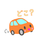 可愛い車【オレンジ】（個別スタンプ：35）