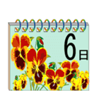 花の日めくり2（個別スタンプ：6）