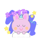日常うさちゃんスタンプ（個別スタンプ：5）